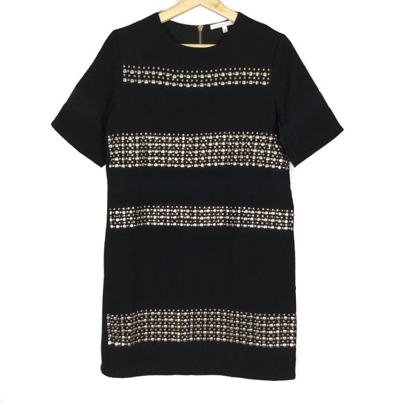 Endless Rose Studded Sheath Shirt Dress Sz M NWOT - Picture 4 of 8